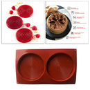 Red Silicone Mold Cake Decorating Tools Bakeware Dessert Mousse Cake Mold