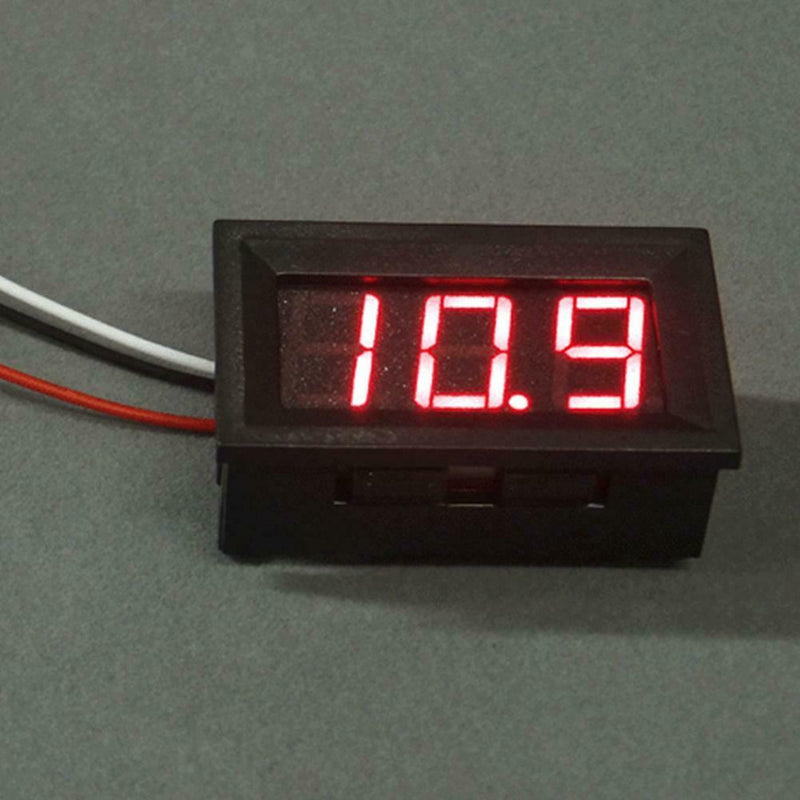 0.56inch LCD Red Light DC 0-100V Panel Meter DC Digital Voltmeter
