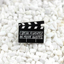 Creative Movie Ticket Brooch Cartoon Badges Backpack Jacket Hat Decor Gift