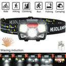 13000LM Led Headlight Headlamp Head Torch 18650 Fishing Run Camping Lamp Light