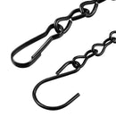 4 Pack 19.7 Inch Hanging Chain,Black, for Bird Feeders, Planters, Fixtures, C9S2