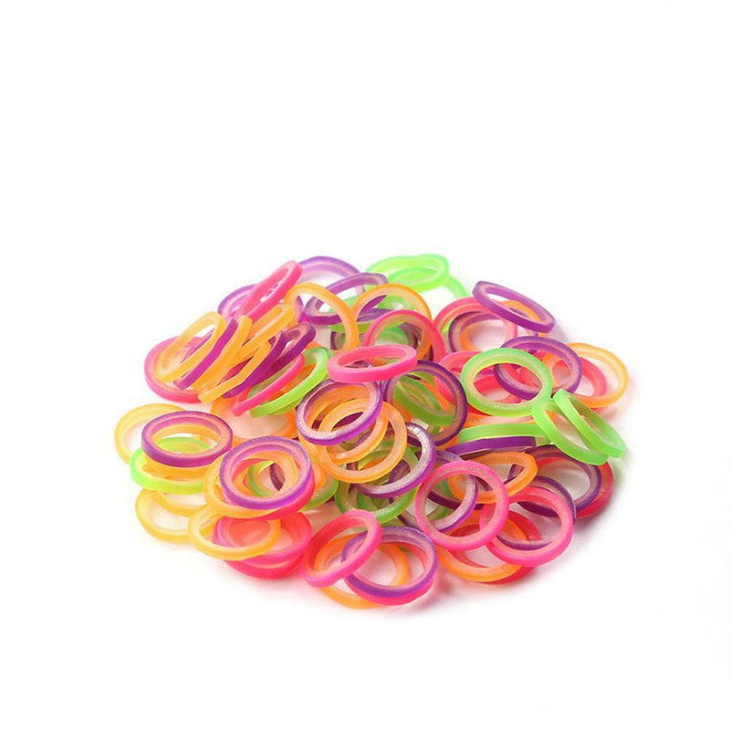 100pcs Orthodontic Rubber Bands Latex Braces Transparent Traction (1/4)