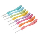 8X Multicolour Aluminum Crochet Weave Craft Yarn Hook Knitting Needle S GTX