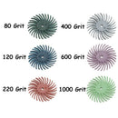 18Pcs 25Mm / 1 Inch Brushed Disc Kit Detail Abrasive Brush with 6 Mandrels  Q8I5
