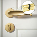 Anti-theft Door Key Security Copper Lock Cylinder Interior Brass Lock Core A