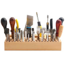 68 Holes Leather Wood Tool Storage Table Bench Rack Leather Holder Diy Tool