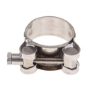 Motorbike Exhaust Clamp Clip Stainless Steel Muffler Silencer Clamps 32-35mm
