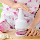 Kitchen Vegetable Garlic Onion Pressing Chopper Cutter Food Peeler Dicer