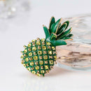 Elegant Pineapple Pins Brooch Rhinestone Badges Jacket Jewelry Ornaments