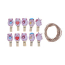 10pcs pig Wooden Clothe Photo Paper Peg Clothespin Craft Clips LJ