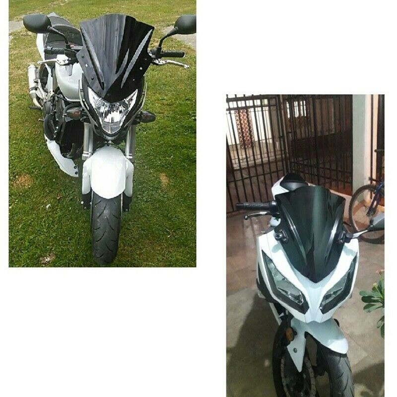 Motorcycle Windshield Windscreen Double Bubble for Kawasaki Ninja 300 EX300