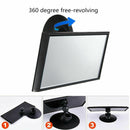 Truck Car Rear View Mirror Adjustable Suction Wide 2019 Rectangular Flat Ba H8R5