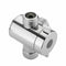 1/2 inch 3-Way T-adapter Diverter Valve Adjustable Shower Head Arm Mounted