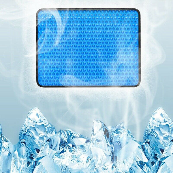 Car Breathable Egg Sitting Gel Cushion Seat Sitter Flex Pillow Back Support F5I7