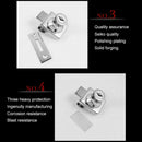 Zinc Alloy Lock Glass Display Cabinets Showcase For 5-8mm Door Double-open B7Q8