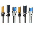 6pcs Router Bit 1/4 Router Bit Face Router Bit Woodworking Rotary Tool