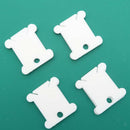 240x Plastic Embroidery Floss Thread Bobbins Reel Needlework Thread Spool Pack