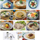Manual Pasta Machine Noodles Spaghetti Fettuccine Tagliatelle Maker 5 Molds