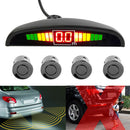 4 Sensors LED Display Car Parking Sensor Kit Radar Monitor System (Grey) A