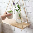 3x Nordic Style Wall Mounted Shelves Plant Flower Pot Rack Indoor Outdoor Decor