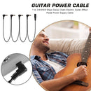 Pedal Power Supply Cable Wire for 9V DC Adapter Musical Instrument Parts Black
