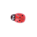 100PCS/Lot Red Wooden Ladybug Sponge Self-adhesive Stickers Cute Baby