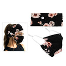 3PCS Women Fabric Yoga Headbands Facemask Outdoor Workout Turban Headwear
