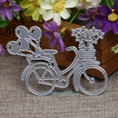 DIY Lovely Bike Metal Cutting Dies Stencil Scrapbooking Paper Card Maker Decor