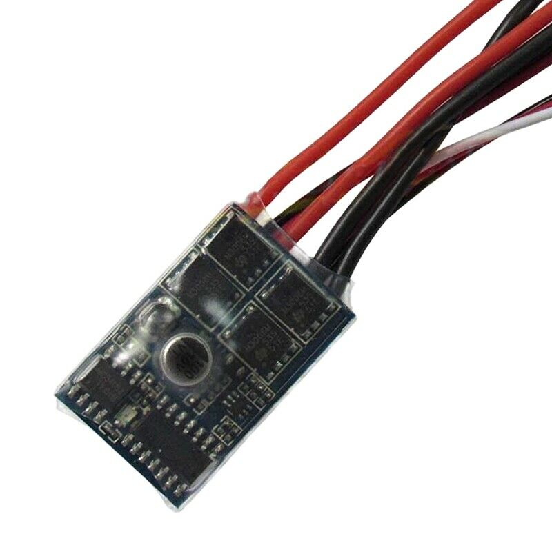 Rc ESC 10a Brushed Motor Speed Controller for Rc Car Boat W/o Brake without K4I1
