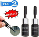 2X Automotive Glass Nano Repair Tool Fluid Car Window Glass Crack Chip Repair ^