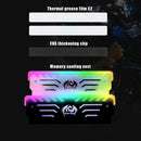 Desktop Memory Cooling Clip RGB Light 6 Automatic Change RAM Cooling Vest A