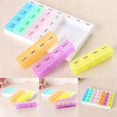 Large 7 Day Pill Box Holder Tablet Container Organiser Dispenser Vitamin Storage