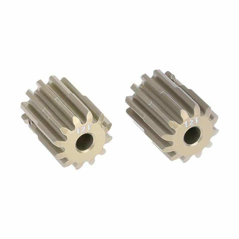 2Pcs 32DP 3.175mm 12T Pinion Motor Gear for 1/10 RC Car Brushed Brushless M Y3J3
