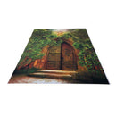 Vinyl Backdrop Photography Prop Trees Retro Doors Photo Background 5x7FT