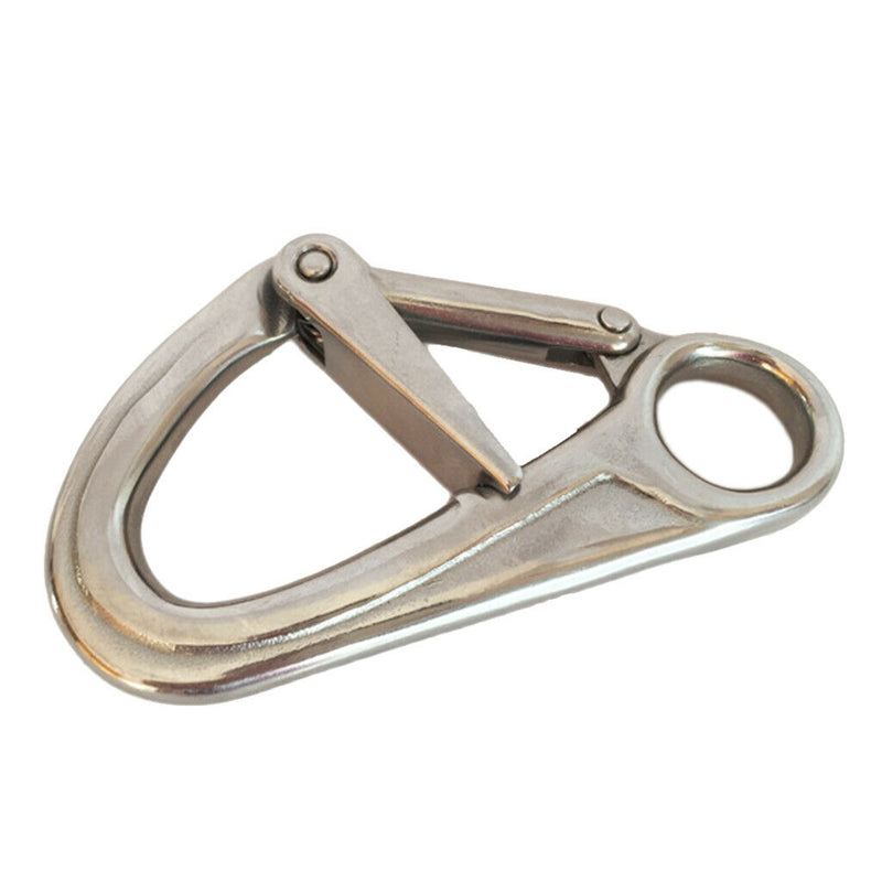 Stainless Steel Marine Boat Eye Spring Snap Hooks Clip Anchor Accessories