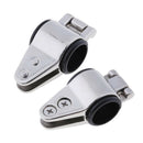 Jaw Slide Hinged Stainless Steel Bimini Top Fittings for 20-22-25mm Tube New hjk