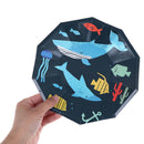 8PCS/Set Shark Tableware Cartoon Sea Animal Paper Plates Party Supplies