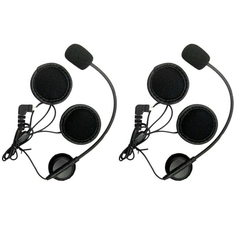 2Pcs Mini 8 Pin Earpiece Microphone Speaker for BT-S1 BT-S2/S3 Motorcycle B U7L5