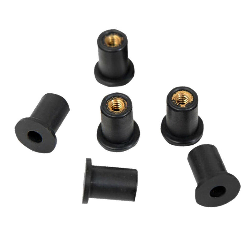 12 pcs Metric Rubber Well Nuts Blind Fastener Wellnuts Kayak Accessories