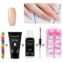 ibcccndc Poly Gel Varnish Set Nail Polish Polygel Kit Quick Builder Extensi X9I2