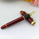 Student Artist Ink Refills Golden Trim Fountain Pen Study Stationarys Intriguing