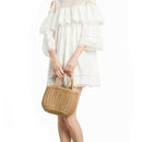 Fashion Summer Beach Bag Handmade Bag Rattan Basket Bag Women Holiday Bohem