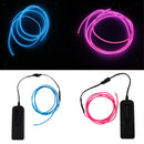 Luminescent Neon LED Lights Glow EL Wire String Strip 2