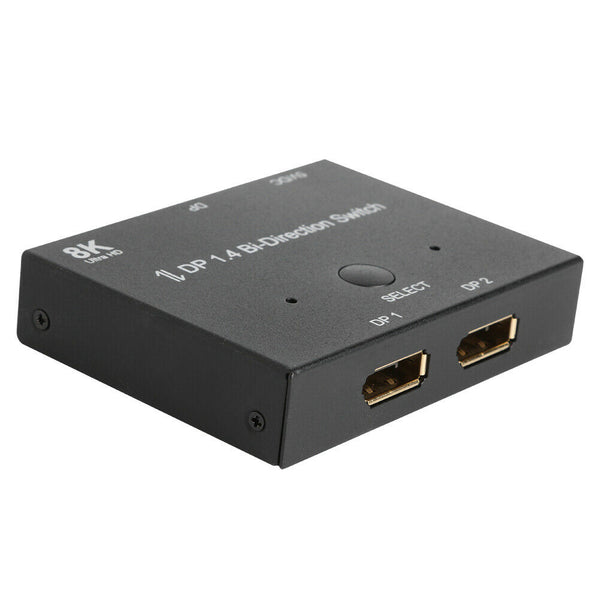Displayport Splitter DP1.4 8K Bi-Direction Switch Adapter 1x2/2x1 Switcher