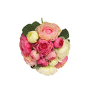 Artificial 13-Head Jasmine Silk Flowers Wedding Photography Craft Rose Red