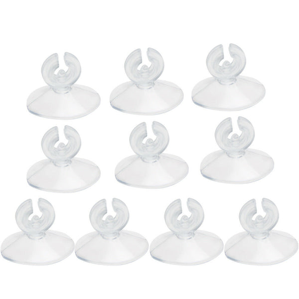 10x Aquarium Sucker Suction Cup for 4/6mm Air Line Pipe Tube Cable Wire Holder