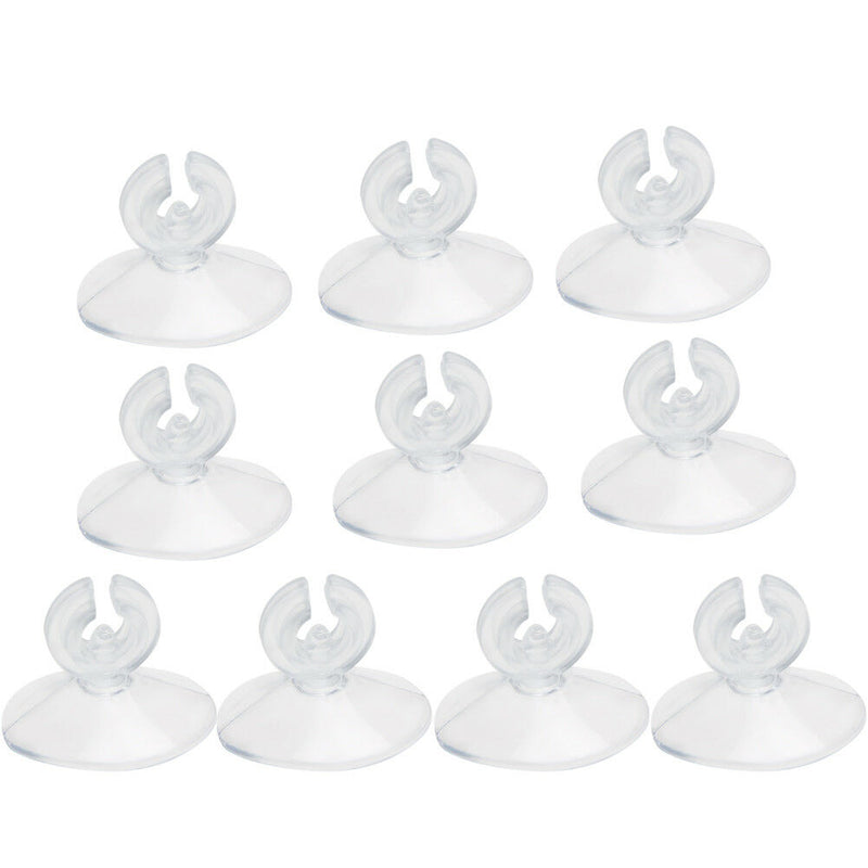 10x Aquarium Sucker Suction Cup for 4/6mm Air Line Pipe Tube Cable Wire Holder