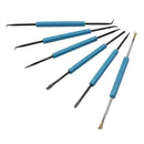 6 In 1 Soldering Aid Brush  Hook Scraper Fork Spike Tool Kit Set