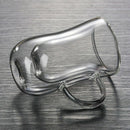 80Ml European Double Coffee Mug Heat-Resistant Double Glass Cappuccino Cup  M9B2