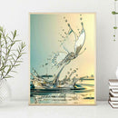 5D DIY Full Drill Diamond Painting Water Butterfly Embroidery Mosaic Kit